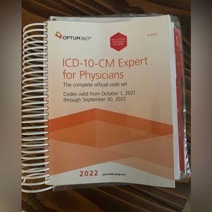 New 2022 ICD 10 CM expert for physicians, coding book
